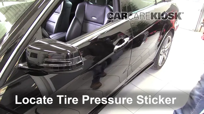 2010 Mercedes-Benz E63 AMG 6.3L V8 Tires & Wheels Check Tire Pressure